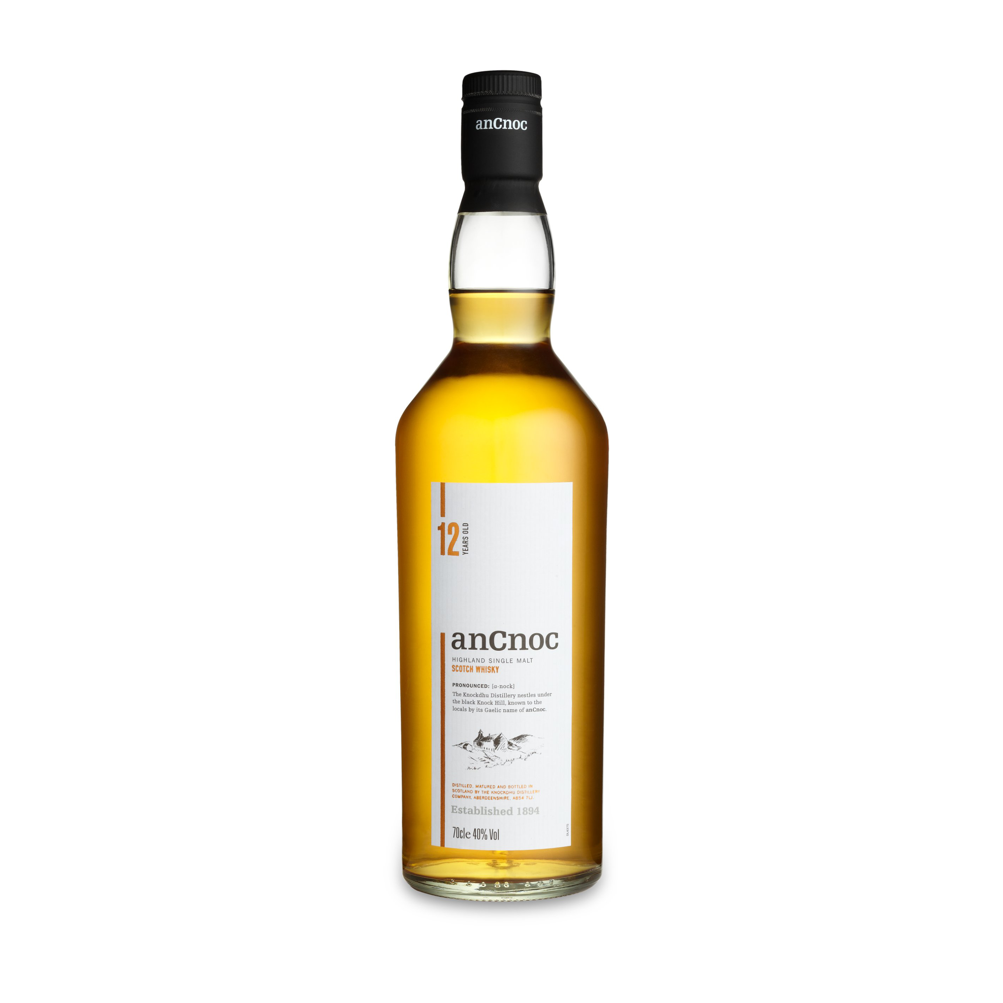 Whisky Ancnoc 12 years 700ml (promoción 6X5)