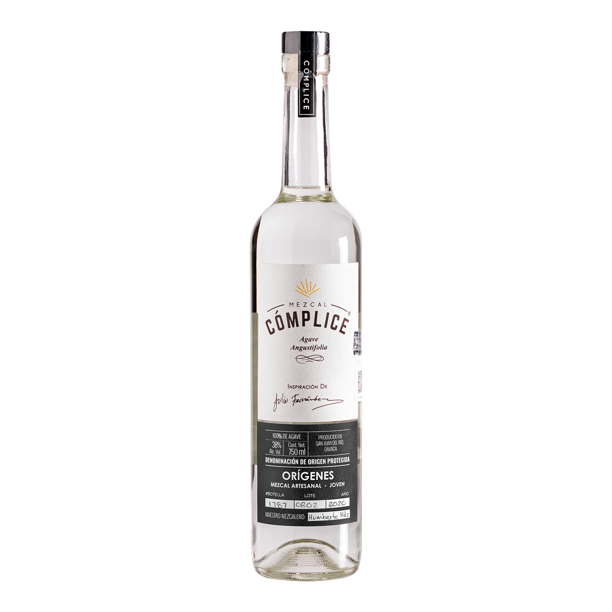 Mezcal Cómplice Orígenes 750ml (promoción 6X5)