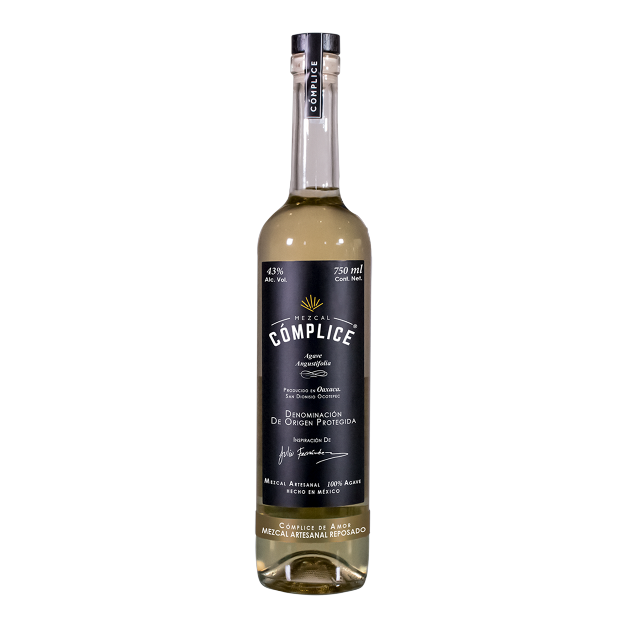 Mezcal Cómplice Amor Reposado 750ml (promoción 6X5)