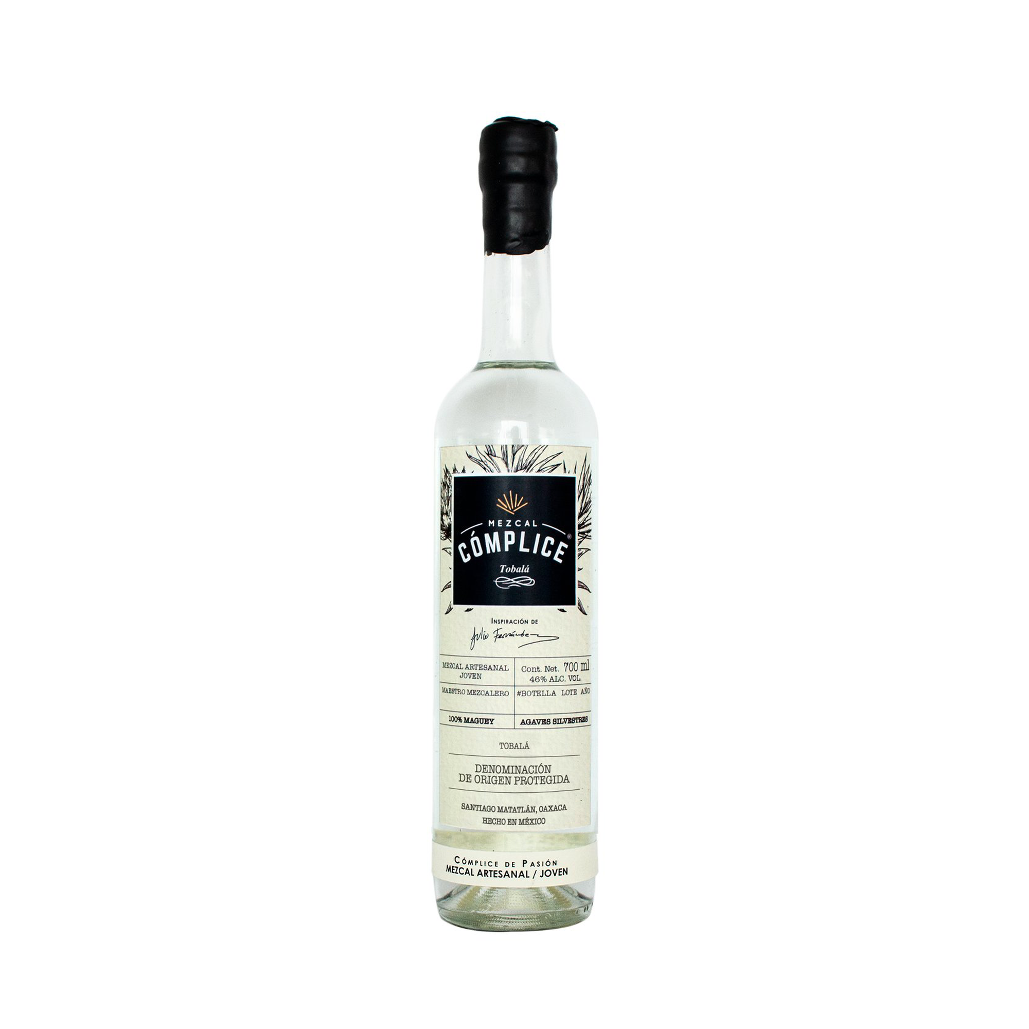 Mezcal Cómplice Pasión Tobalá 700ml (promoción 6X5)