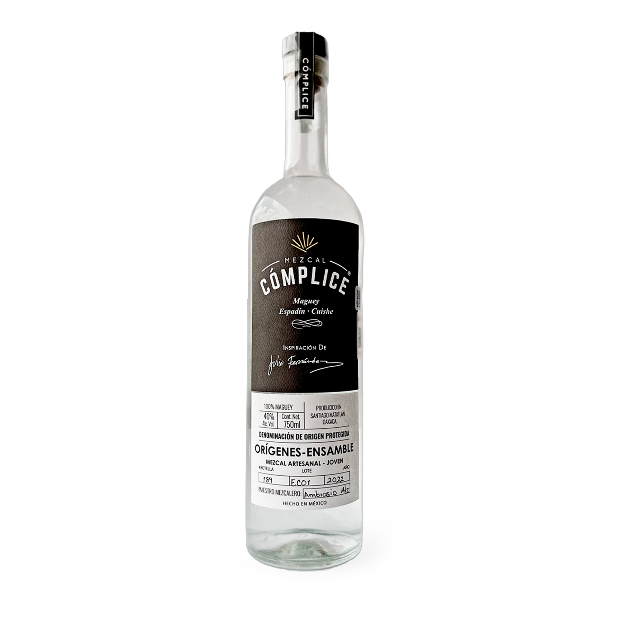 Mezcal Cómplice Pasión Ensamble 700ml (promoción 6X5)